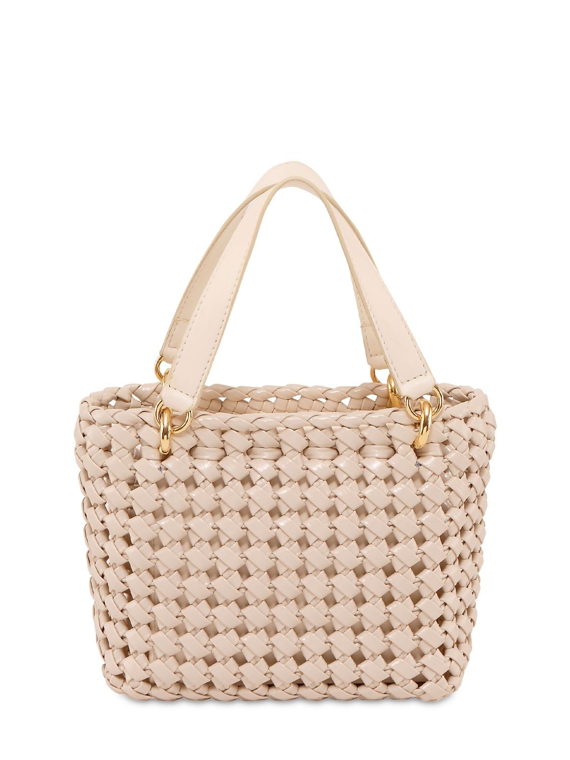 Themoirè Kobo Basic Knotted Top Handle Bag In Cloud
