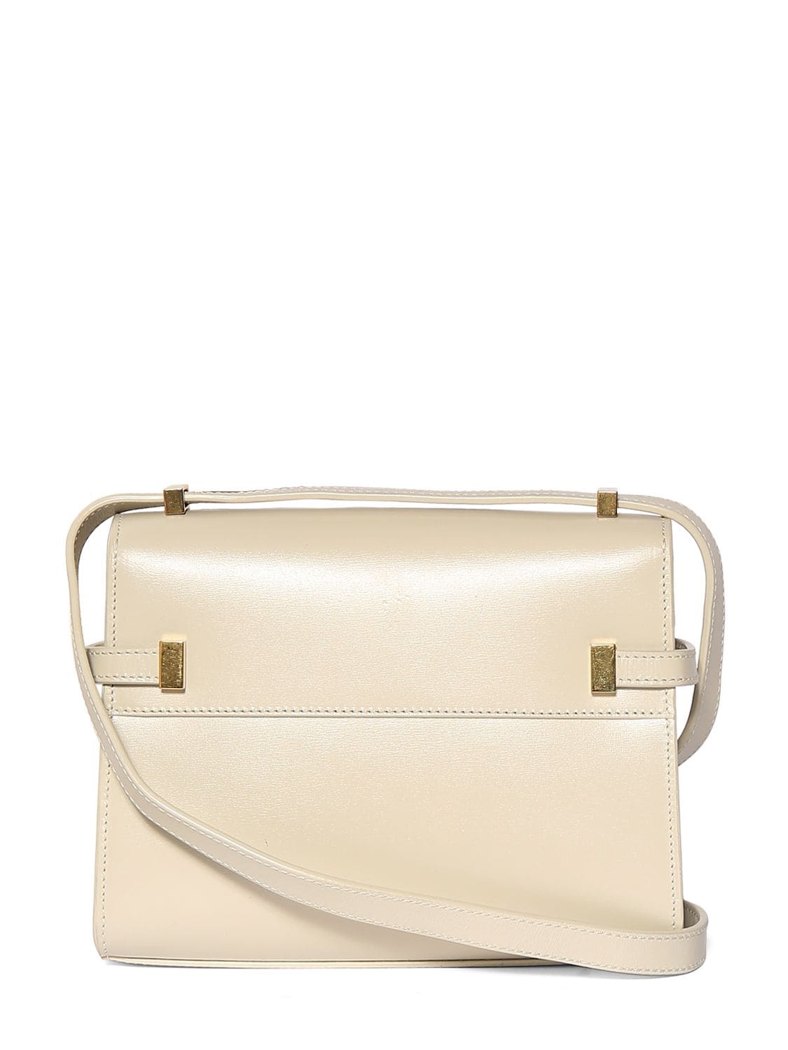 SAINT LAURENT MINI MANHATTAN LEATHER CROSSBODY BAG 