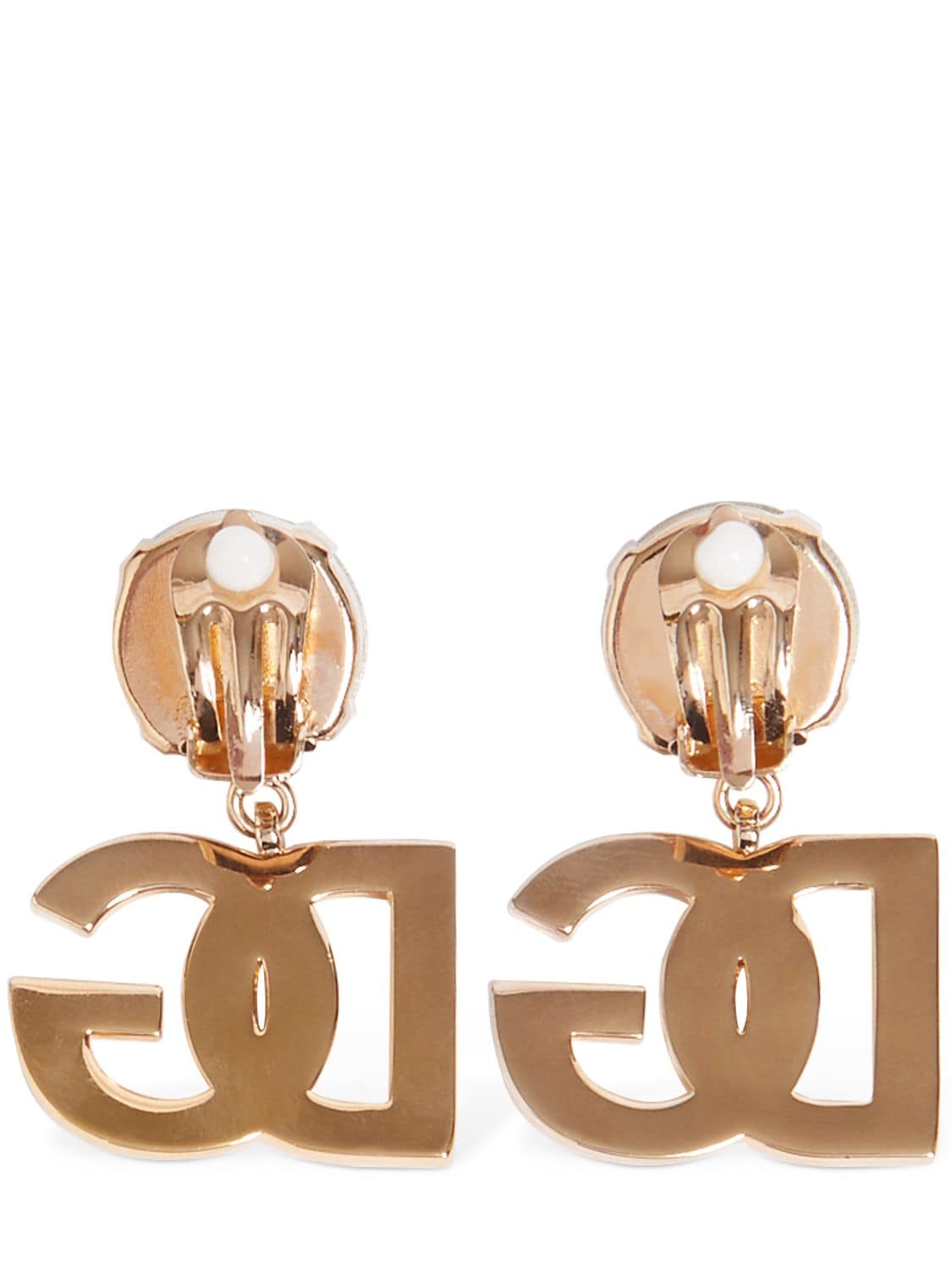 Crystal Logo Dg Clip-on Earrings