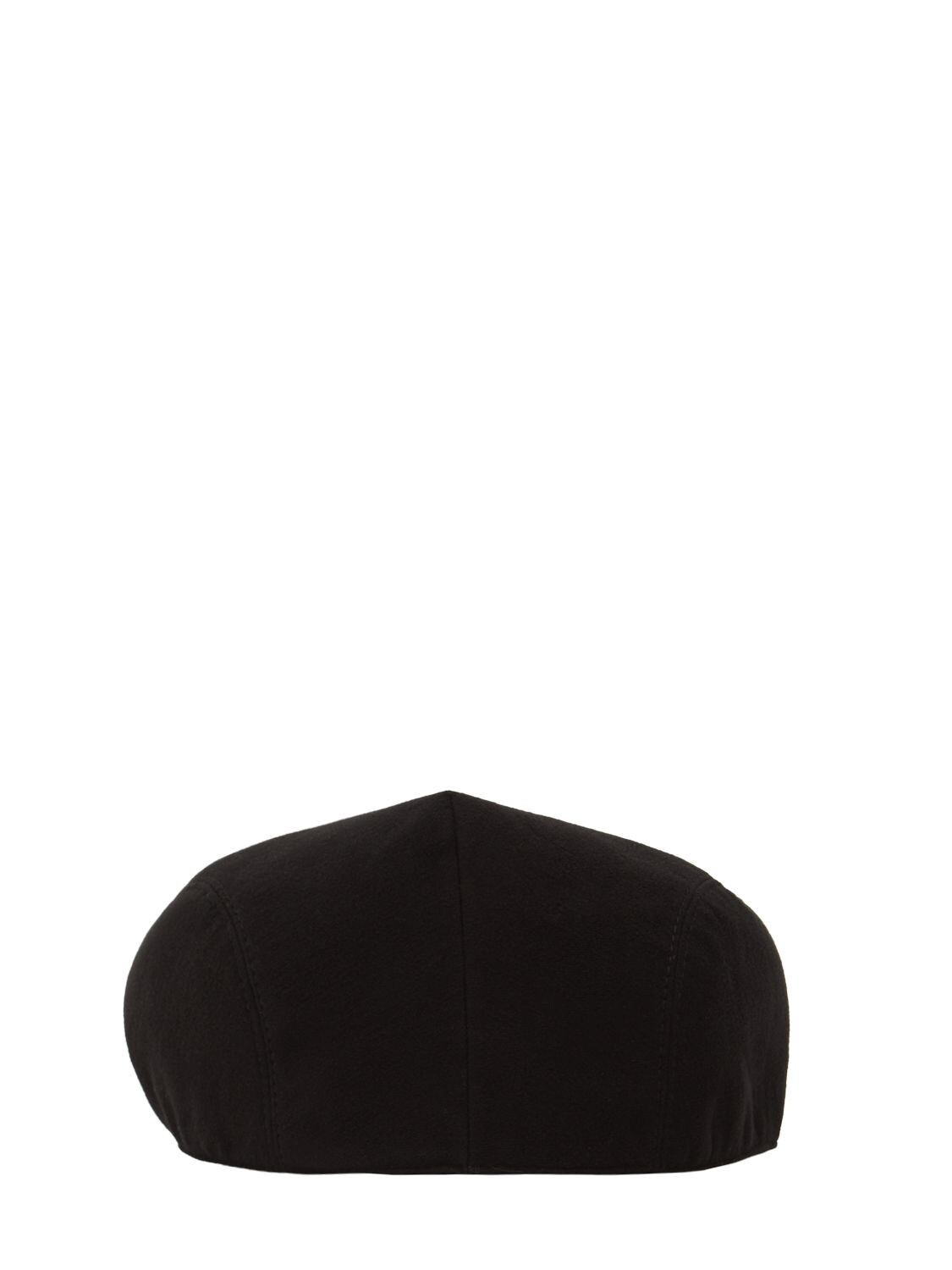 Shop Dolce & Gabbana Cotton Flat Cap In Black