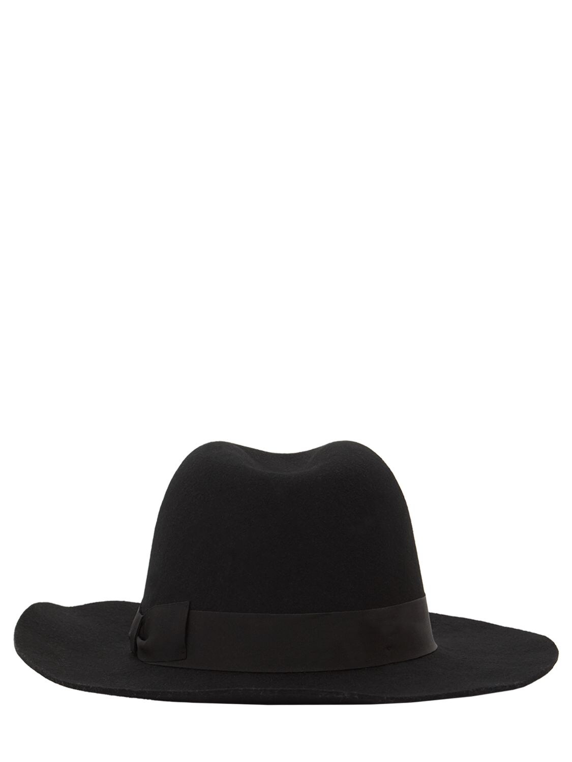 Shop Dolce & Gabbana Wool Fedora Hat In Black