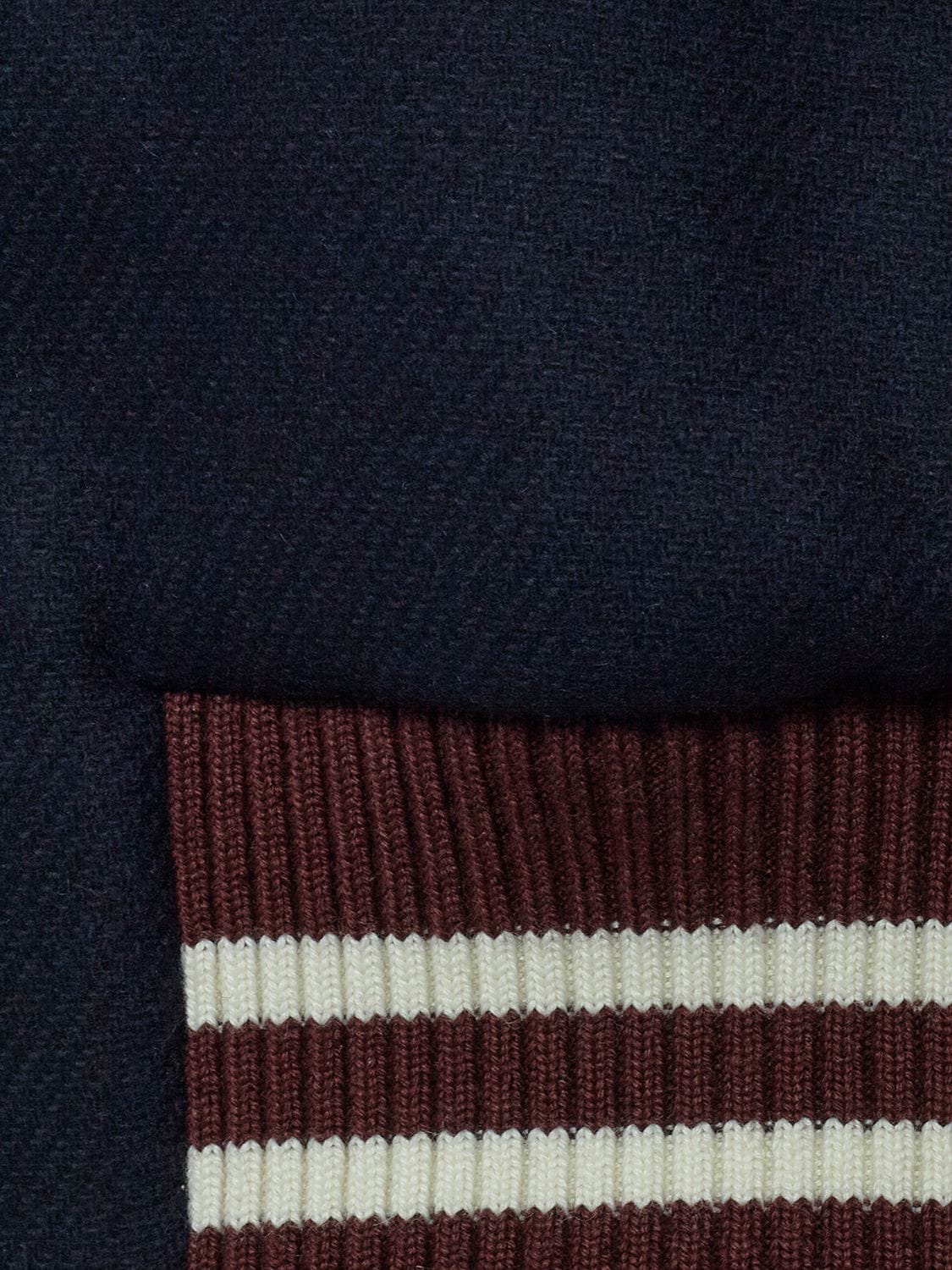 Shop Dsquared2 Logo Wool Blend Varsity Jacket In Navy