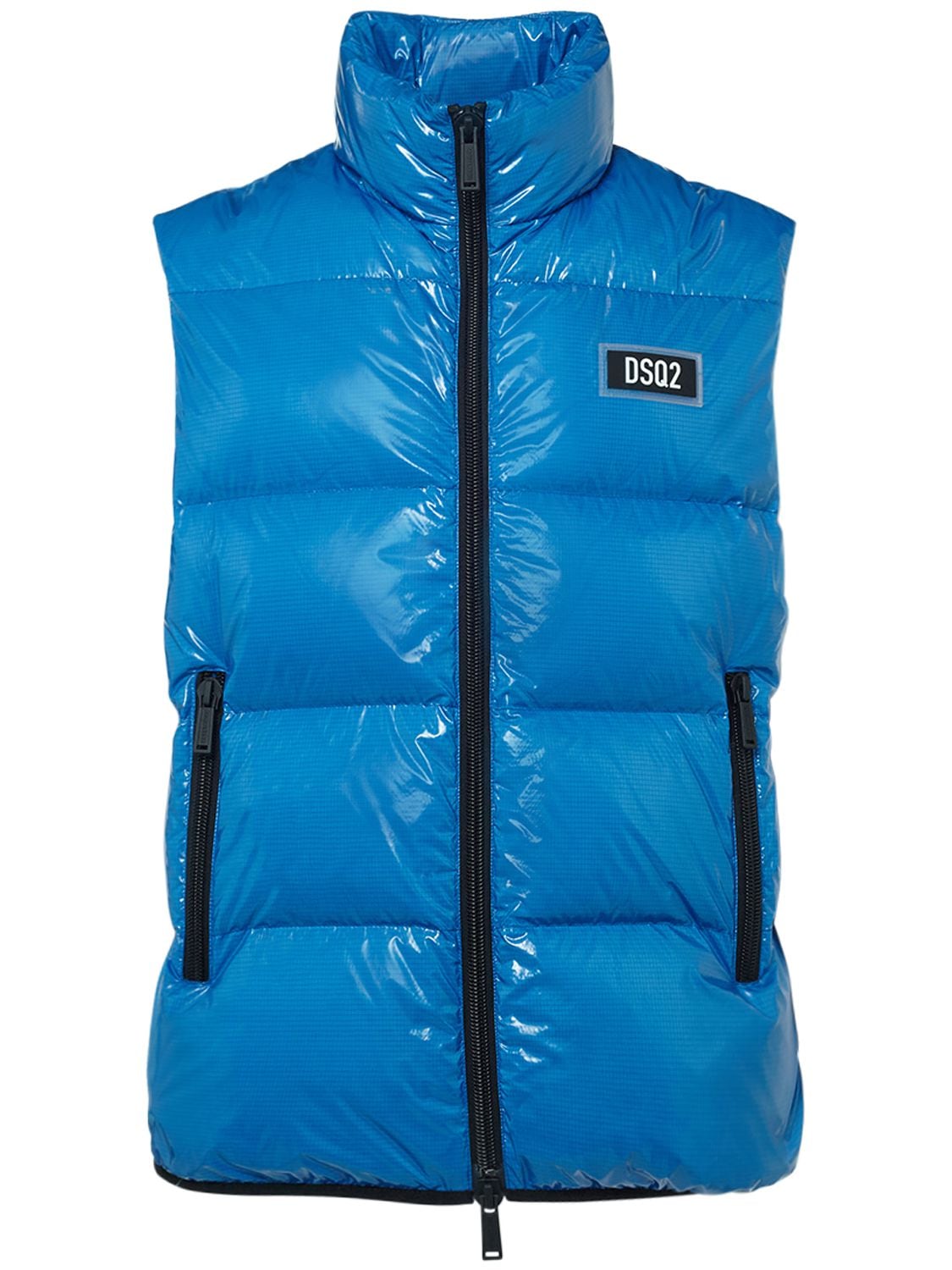 Shiny Ripstop Down Vest – MEN > CLOTHING > DOWN JACKETS