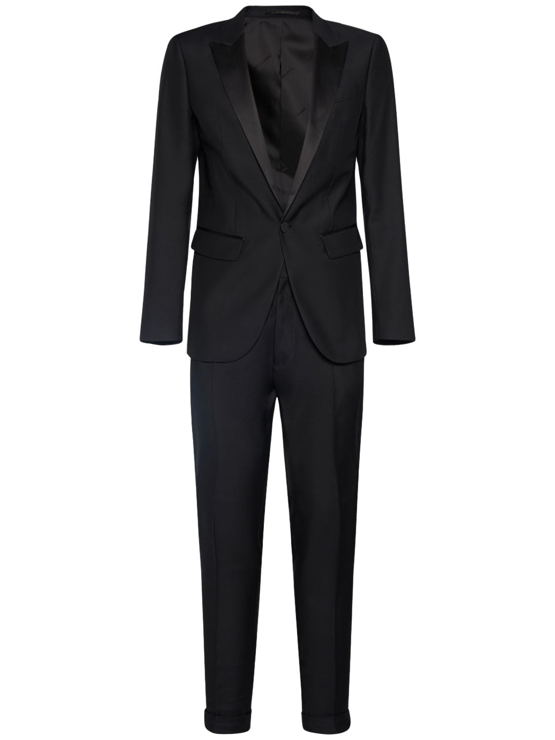 Dsquared2 Berlin Wool & Silk Suit In Black
