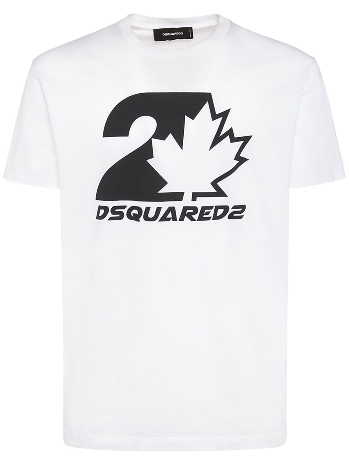 DSQUARED2 PRINTED COTTON JERSEY T-SHIRT