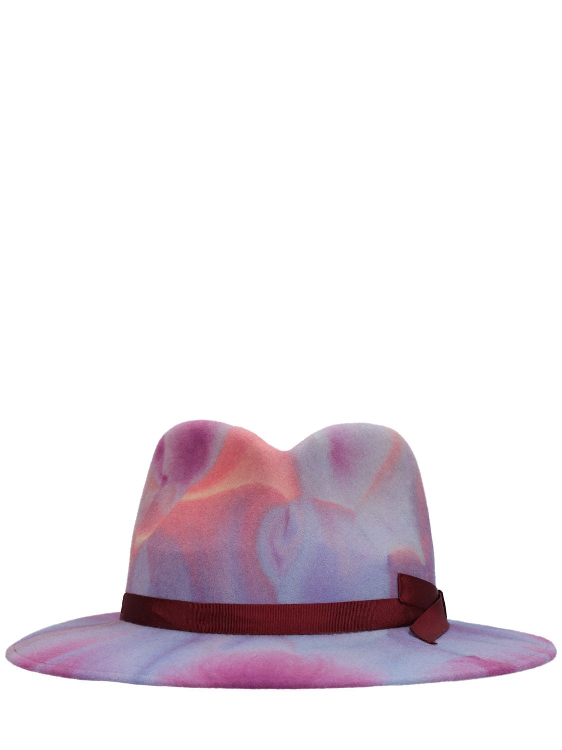 Borsalino 8cm Country Lambs Q.s. Felt Hat In Multicolor