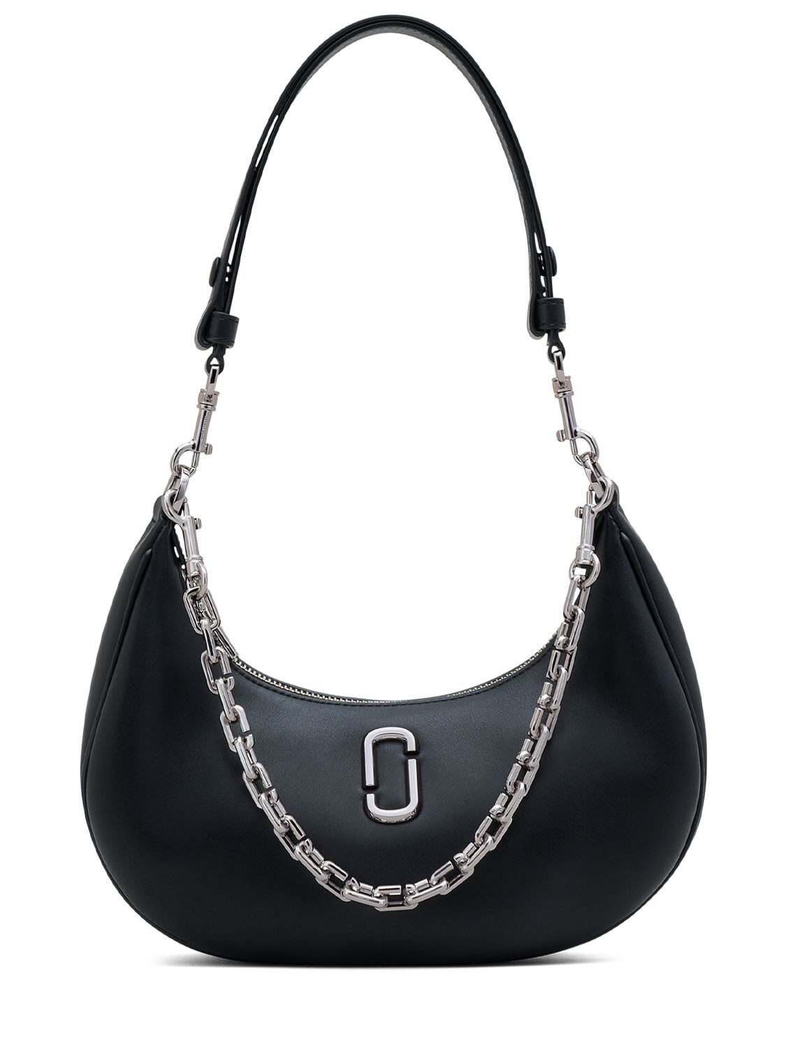 The J Marc Leather Shoulder Bag in Black - Marc Jacobs