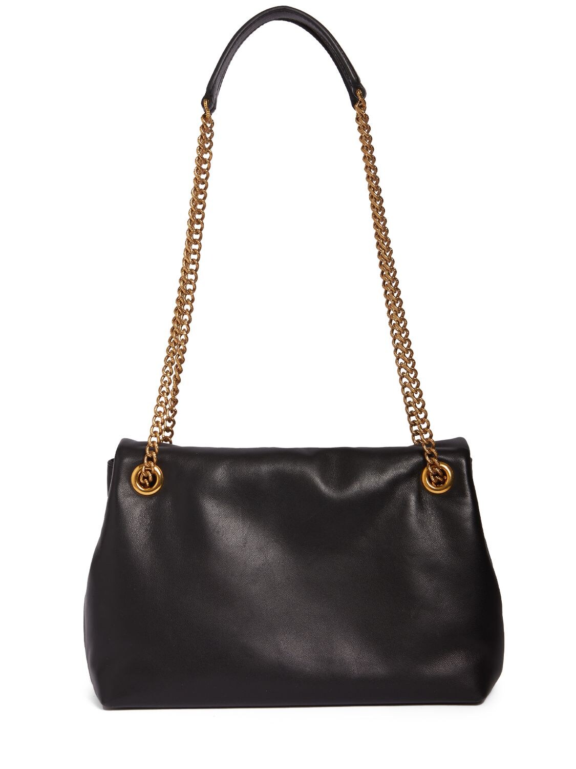 Shop Dolce & Gabbana Small Devotion Soft Nappa Bag In Black