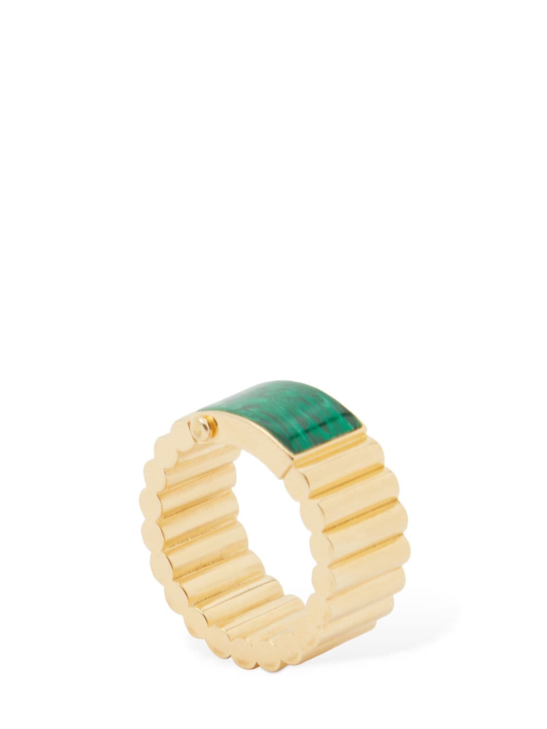 Image of Malachite & Sterling Silver Ring