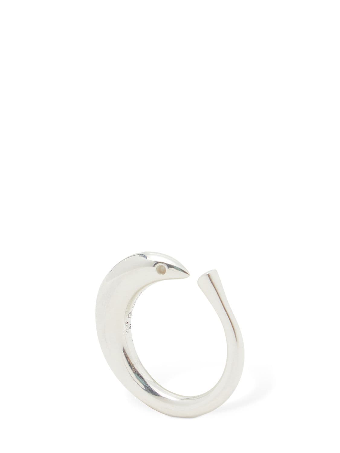 Bottega Veneta Sardine Sterling Silver Ring