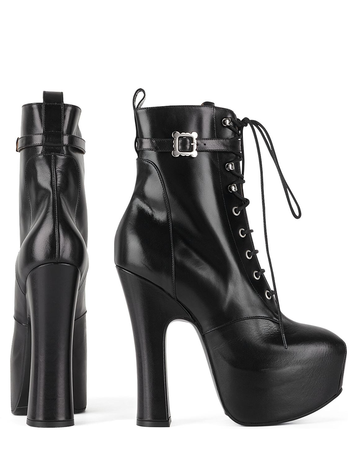 Shop Vivienne Westwood 150mm Pleasure Leather Ankle Boots In Black