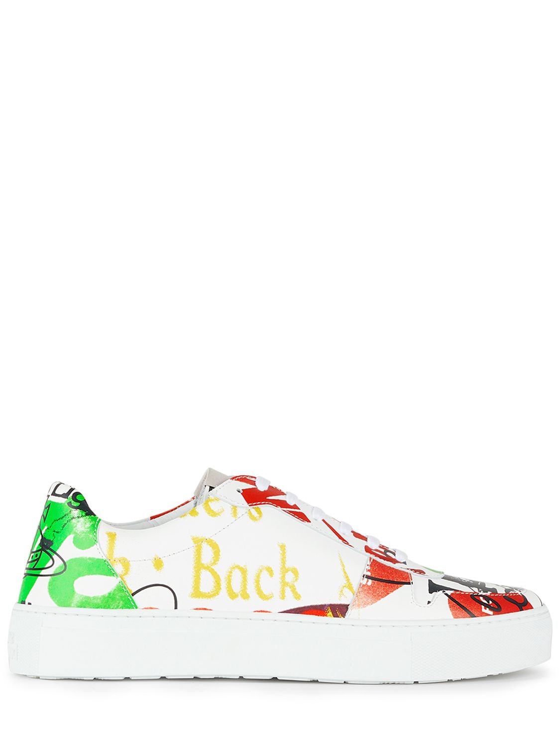 Vivienne Westwood 10mm Classic Leather Low Top Sneakers In Multicolor