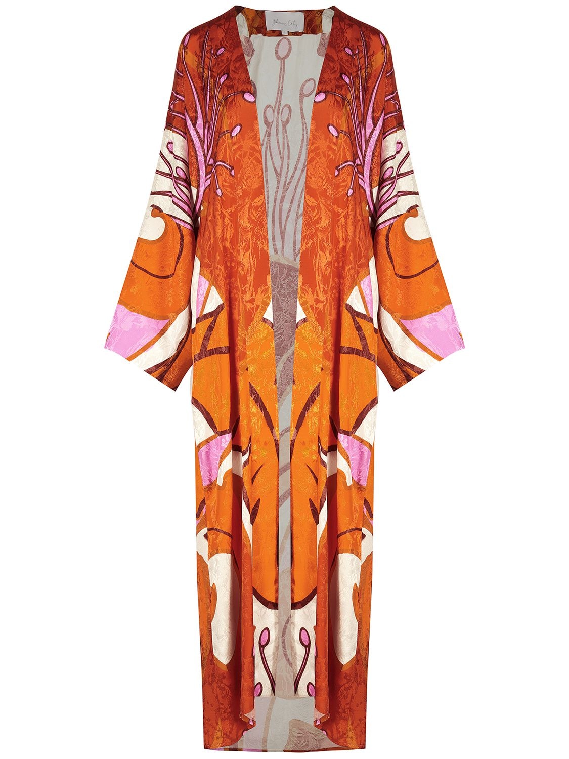 Johanna Ortiz Romance Fluviar Kimono In Multicolor