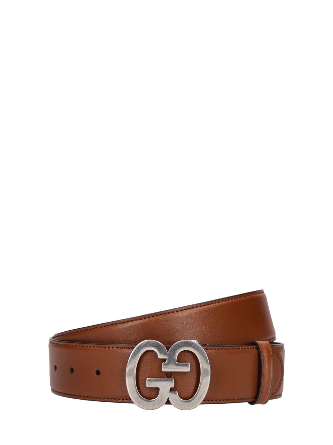 4cm Gg Logo Leather Belt