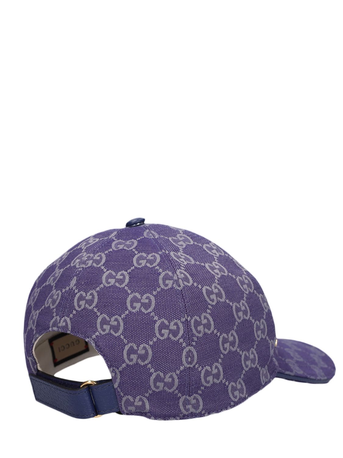 Shop Gucci New Gg Canvas Baseball Cap In Blue,grey