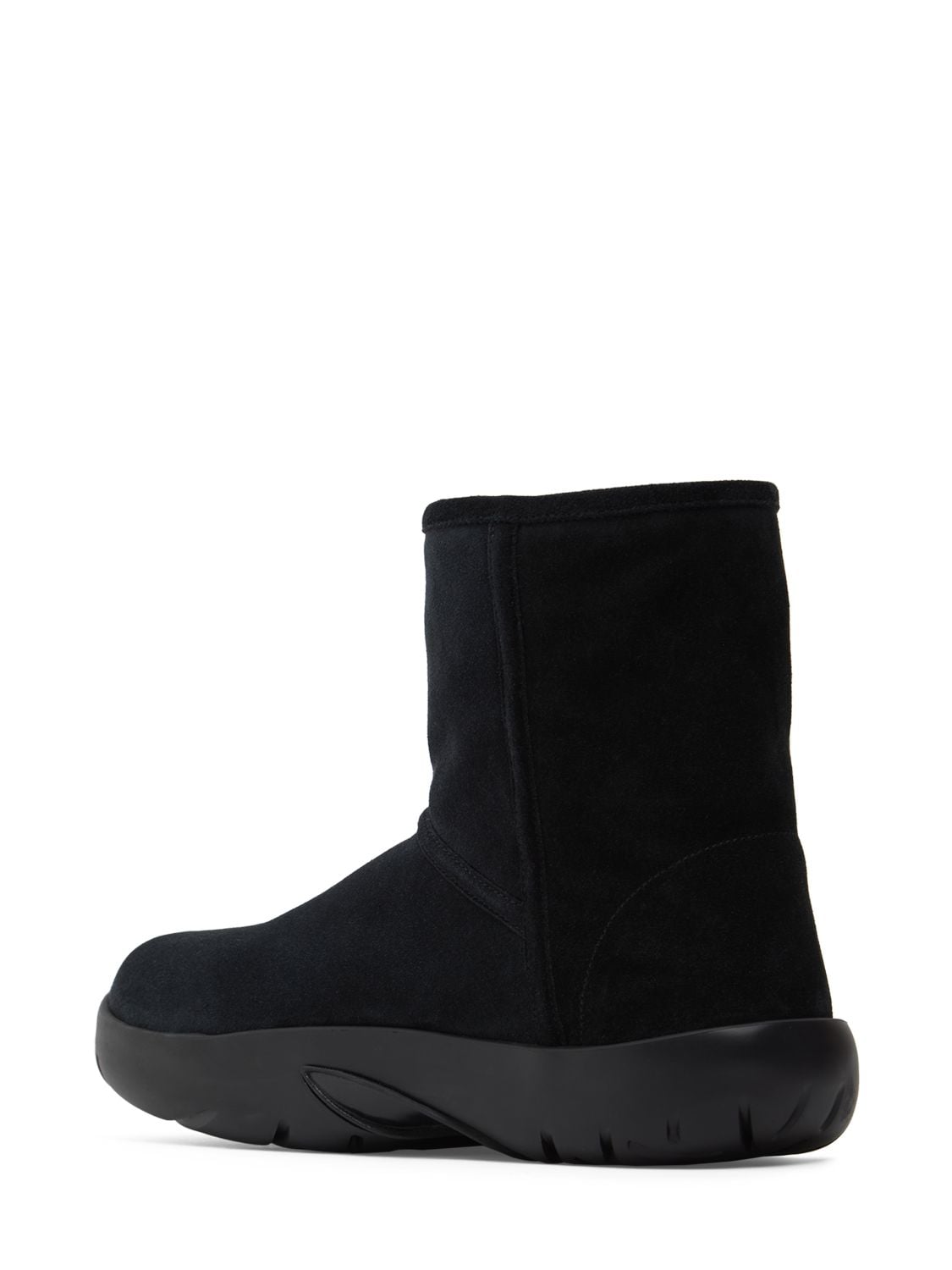 Shop Bottega Veneta 35mm Snap Leather Ankle Boots In Black