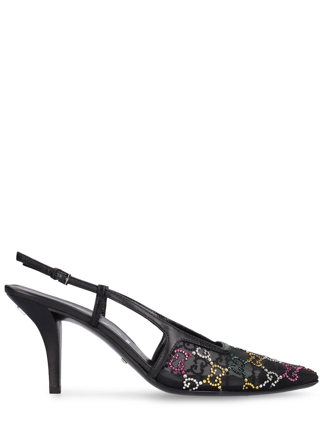 75mm Gucci Demi Slingback Pumps