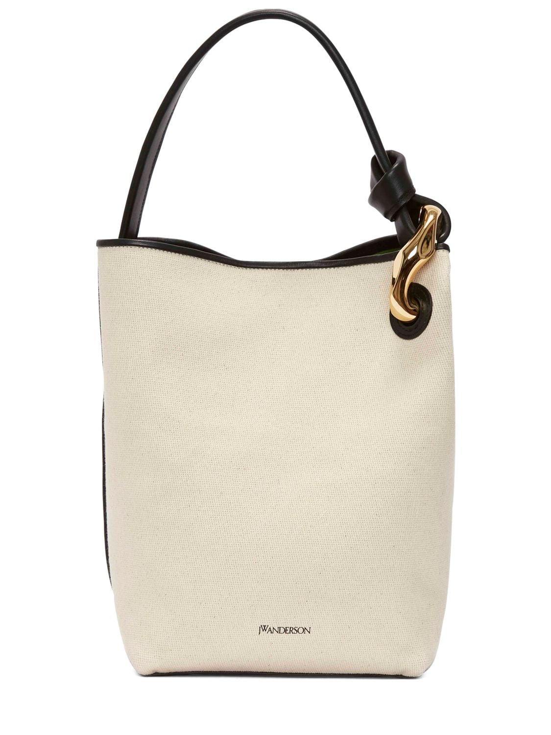 JW ANDERSON THE CHAIN CANVAS BUCKET BAG