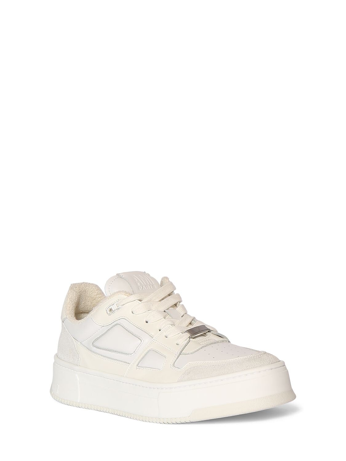 Shop Ami Alexandre Mattiussi New Arcade Low Top Sneakers In Off White