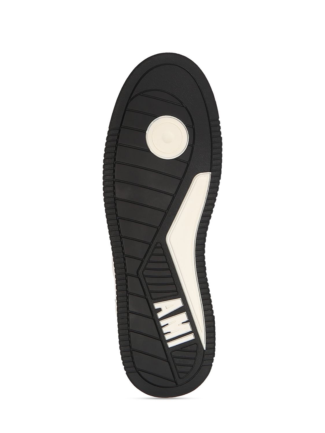 Shop Ami Alexandre Mattiussi New Arcade Low Top Sneakers In White,black