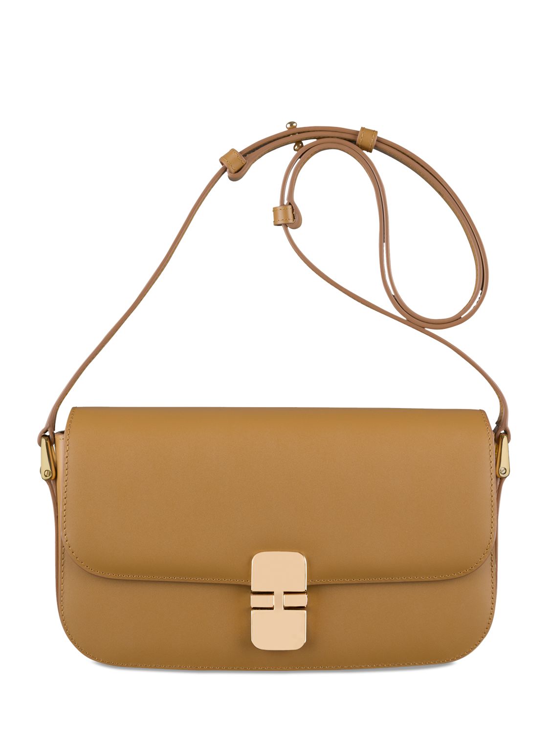 Apc Grace Leather Shoulder Bag In Honey ModeSens