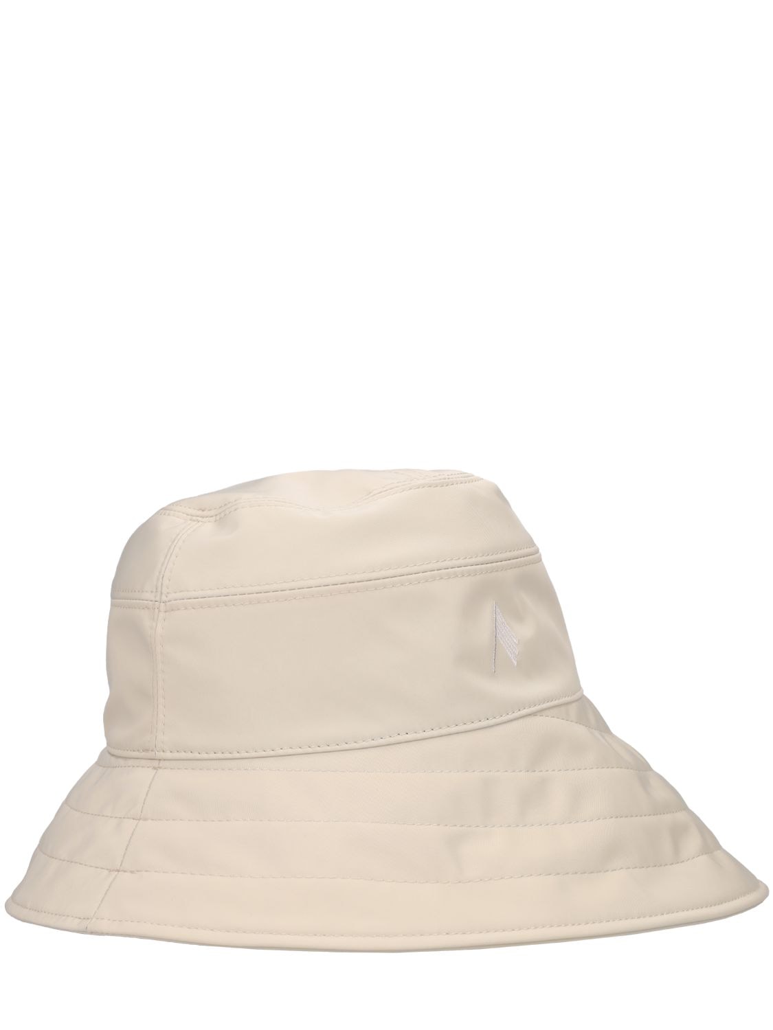 Shop Attico Tech Bucket Hat In Ivory