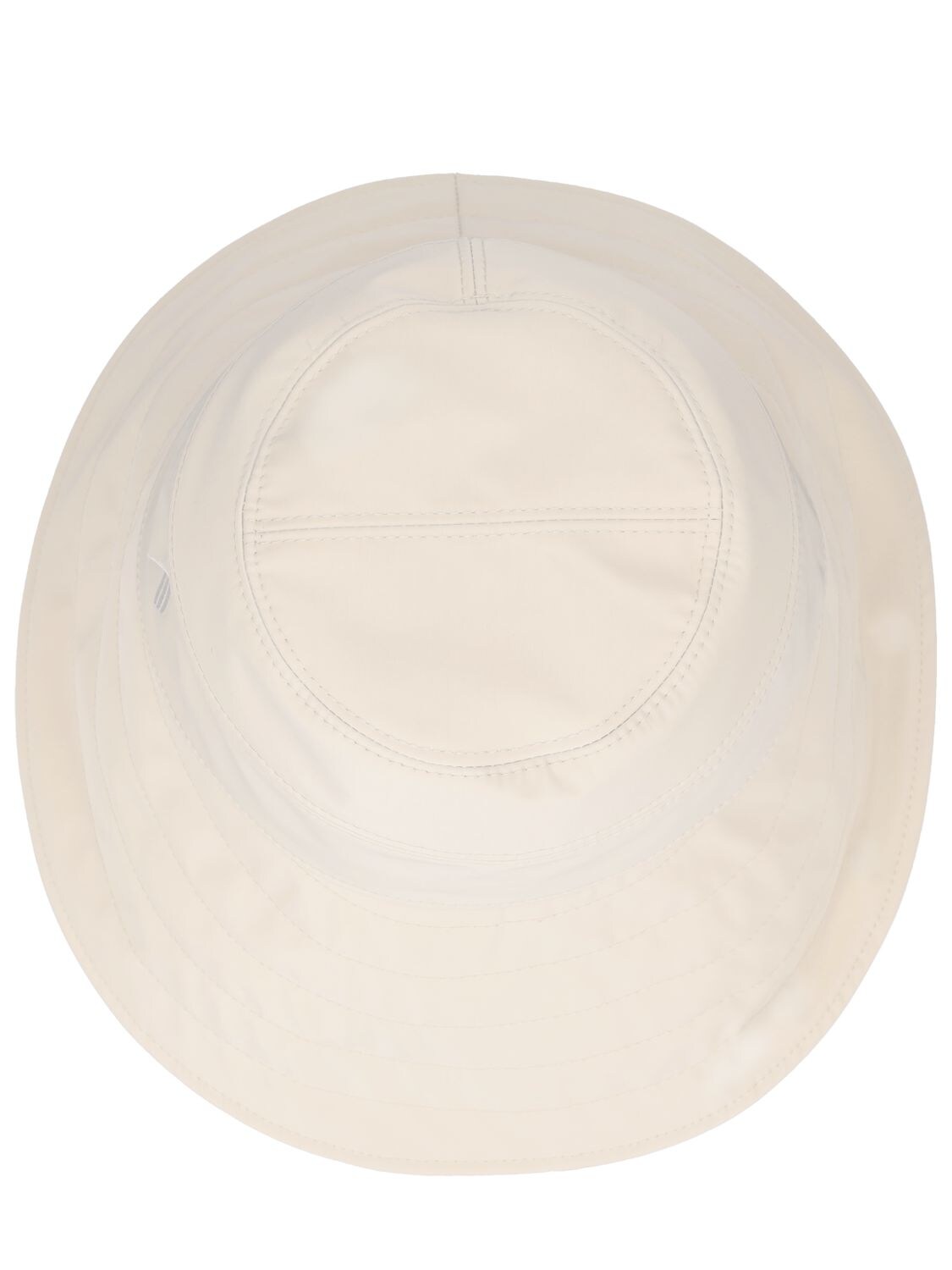 Shop Attico Tech Bucket Hat In Ivory