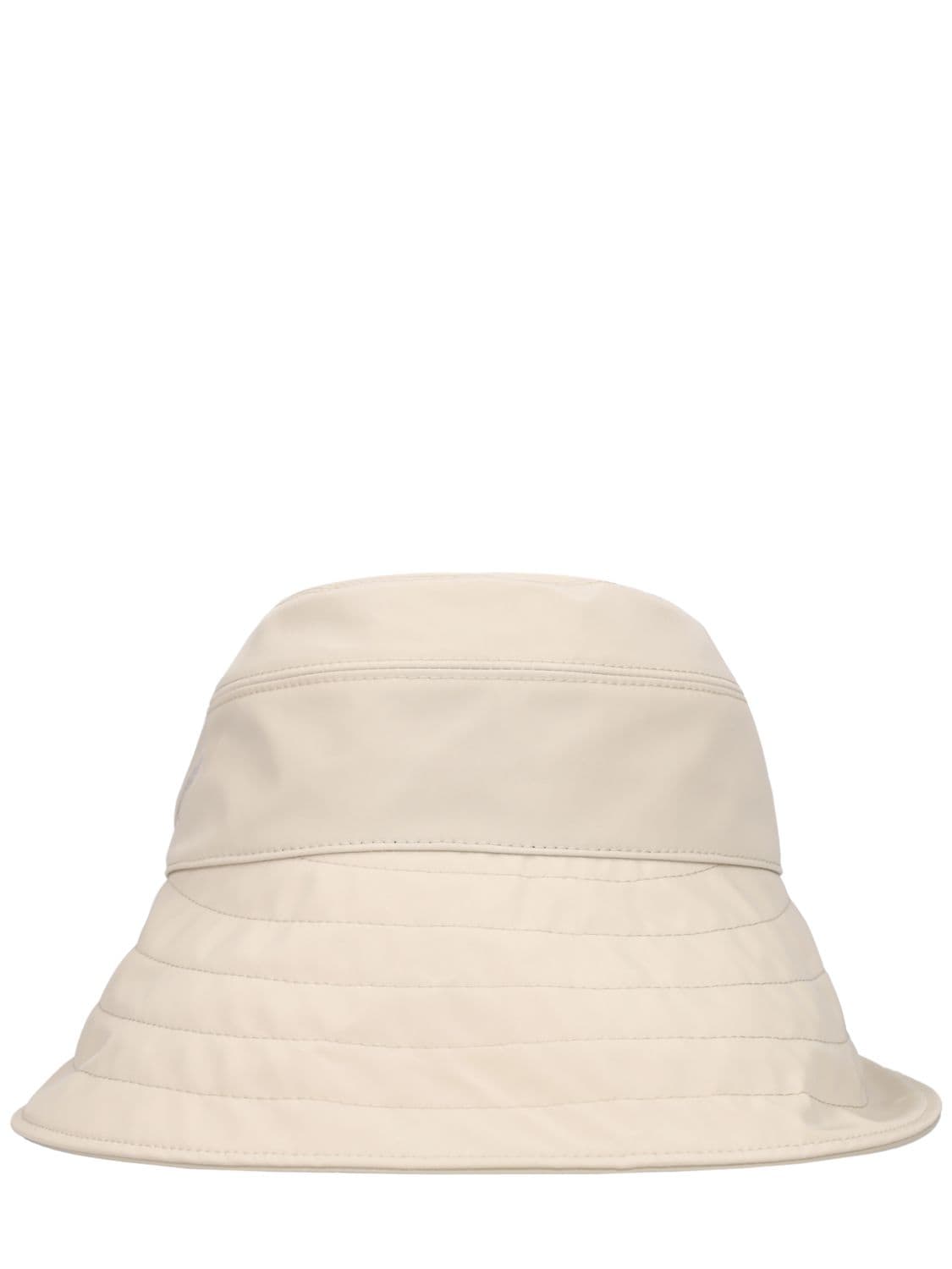 Shop Attico Tech Bucket Hat In Ivory