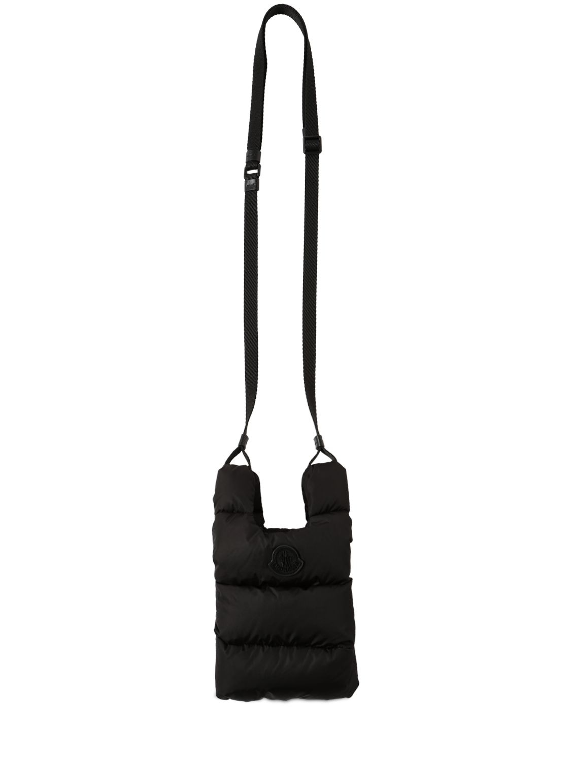 Moncler Small Legere Nylon Shoulder Bag In Black