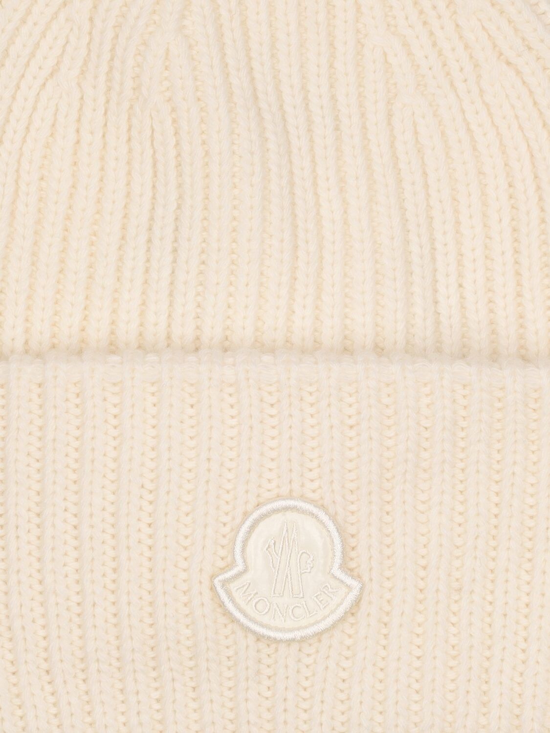 Shop Moncler Wool Hat In White