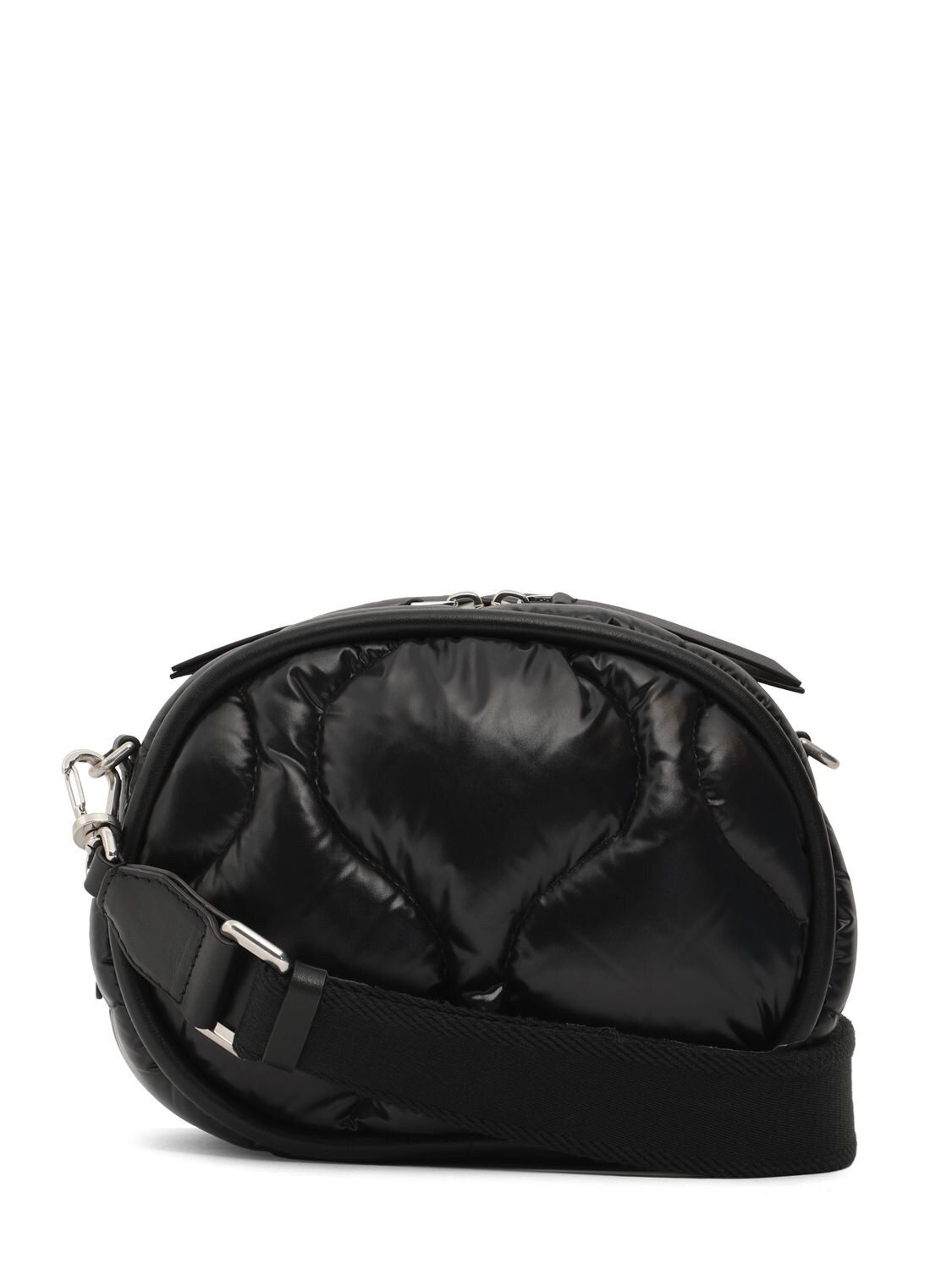 Shop Moncler Delilah Quilted Nylon Crossbody Bag In Schwarz