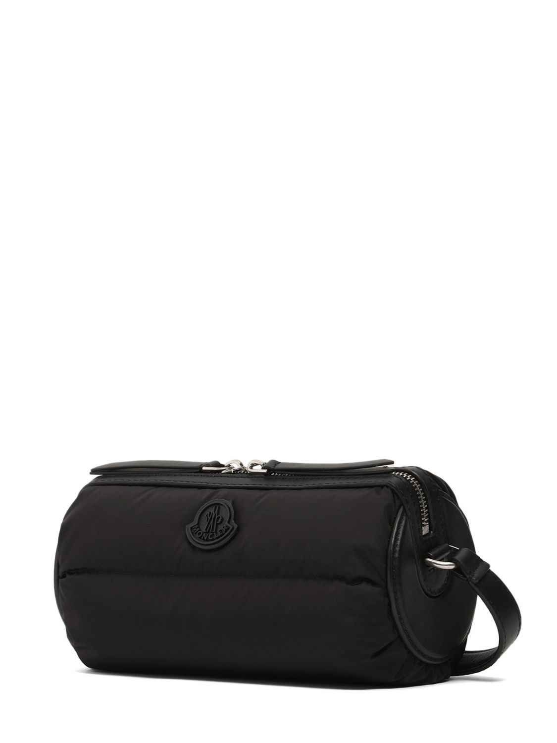 Shop Moncler Keoni New Quilted Nylon Shoulder Bag In Black