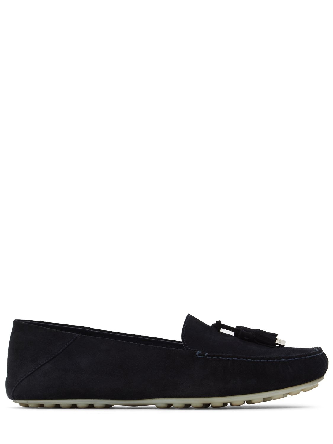 Image of Dot Sole Suede Loafers