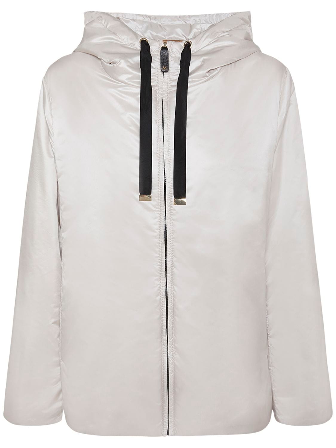 Shop Max Mara Greenh Padded Hooded Jacket In White