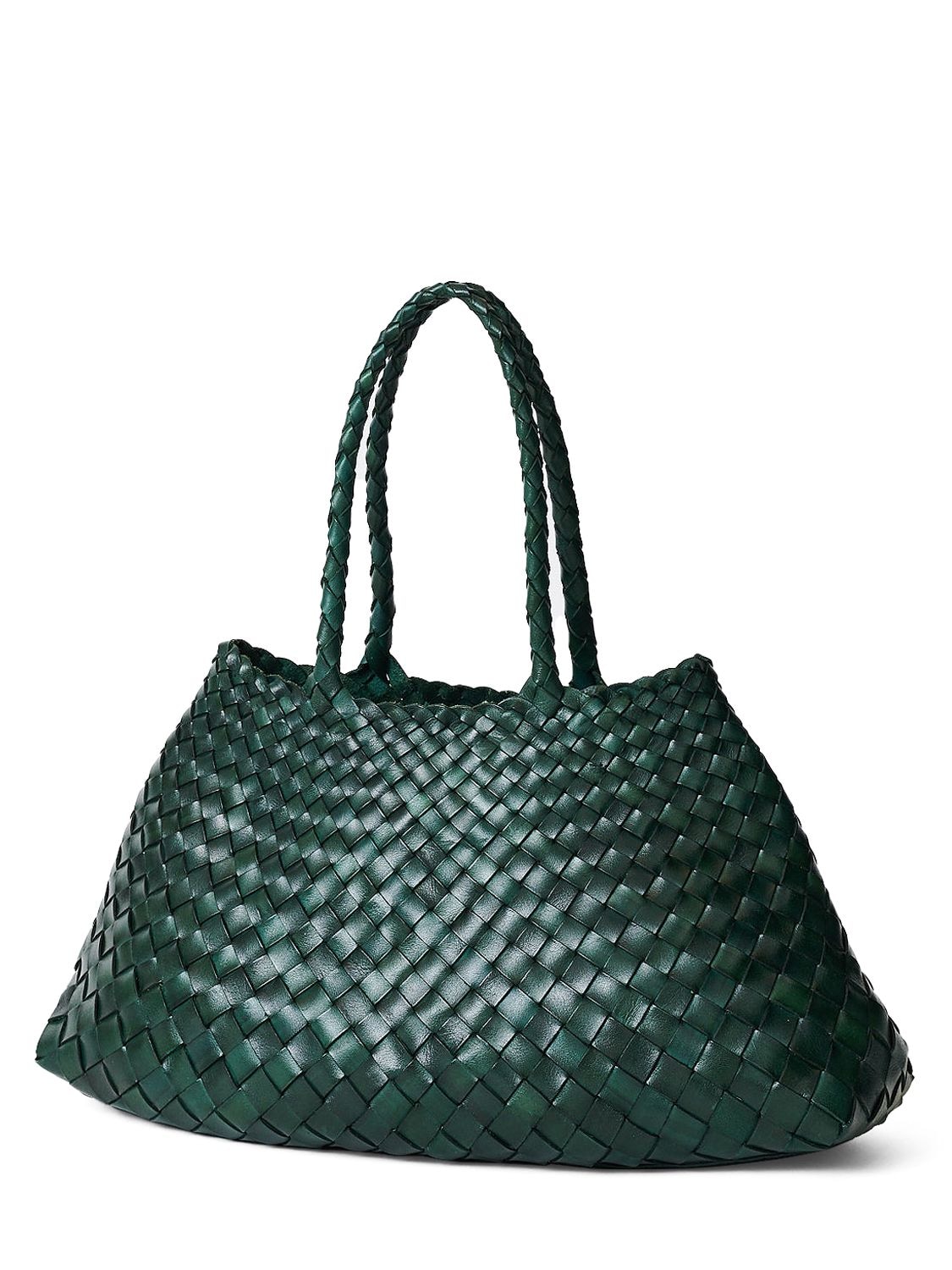 DRAGON DIFFUSION BIG SANTA CROCE LEATHER TOTE BAG 