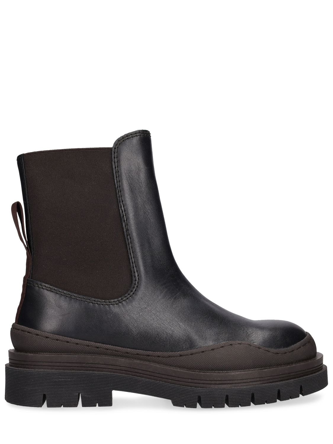 Image of 35mm Alli Leather Chelsea Boots