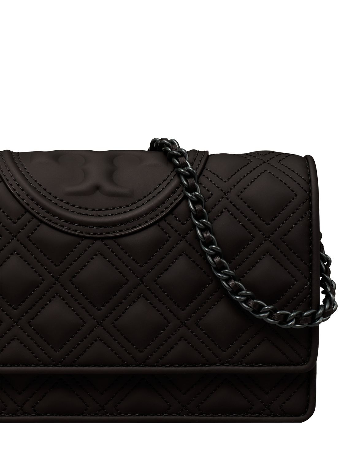 Tory Burch Black Saffiano leather wallet ref.267190 - Joli Closet