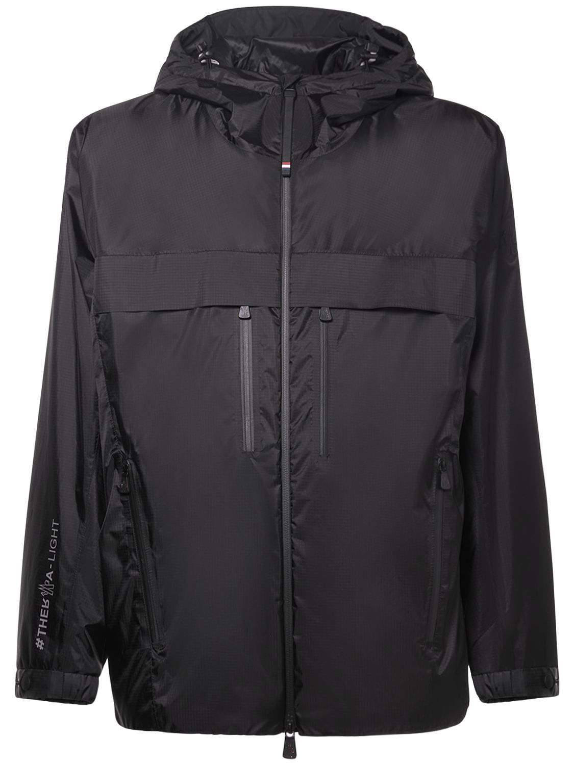 Moncler Thurn Ripstop Windstopper Jacket In Black