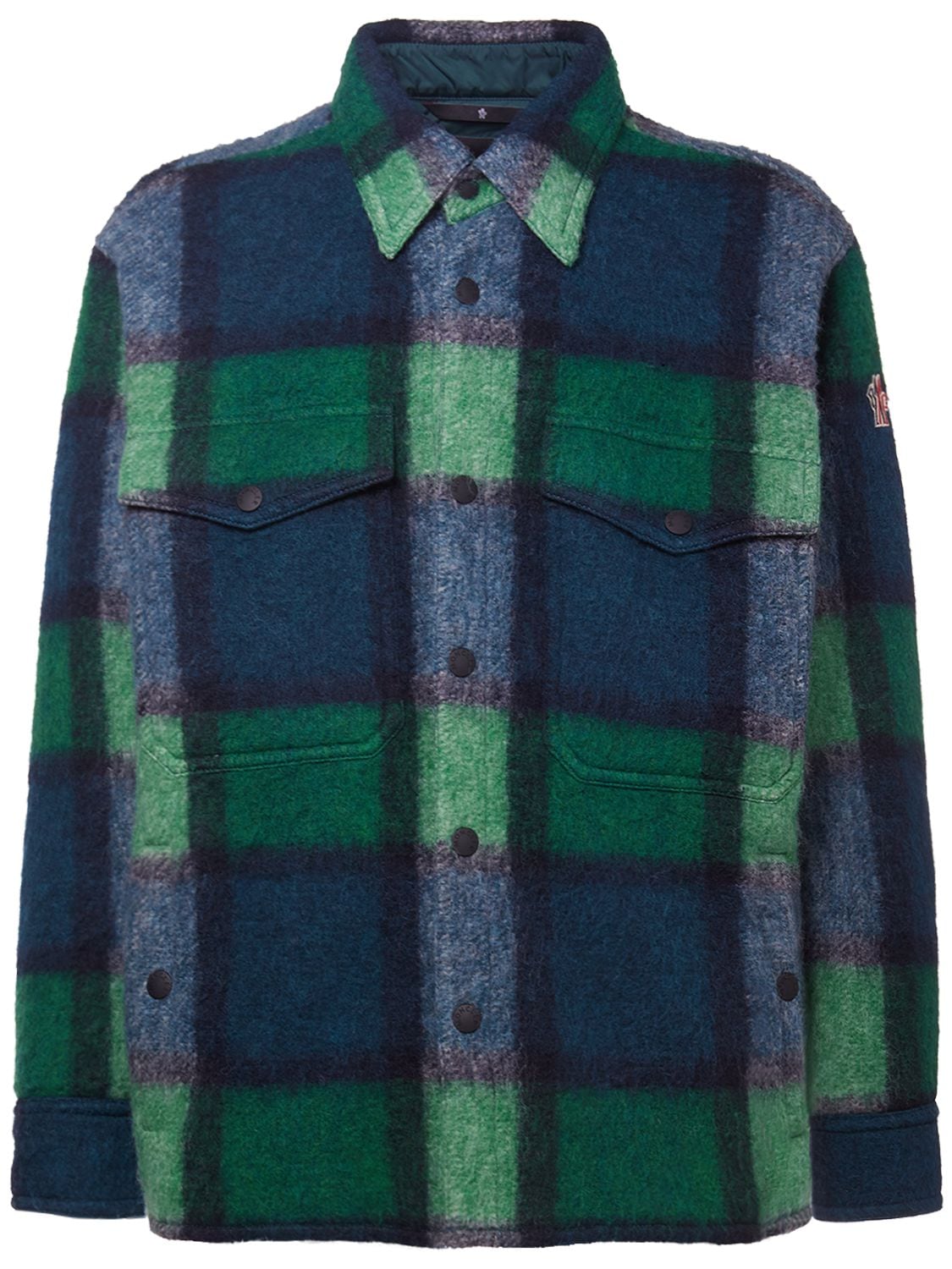 Waier Check Wool Blend Shirt Jacket – MEN > CLOTHING > JACKETS