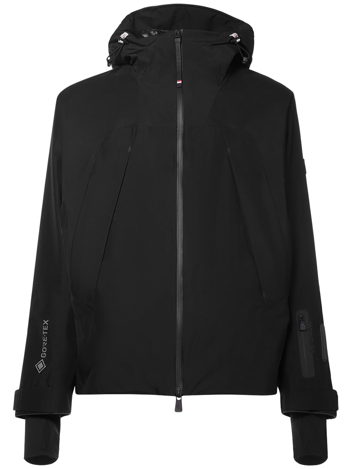 Shop Moncler Lapaz Gore-tex Nylon Ski Jacket In Black
