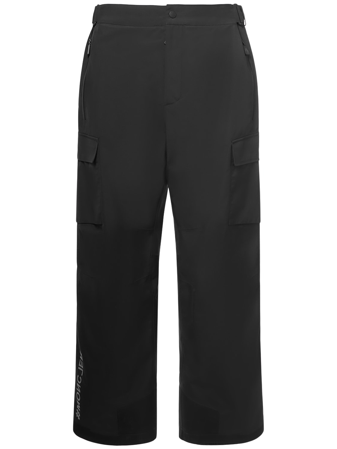 Moncler Nylon Ski Trousers In Black