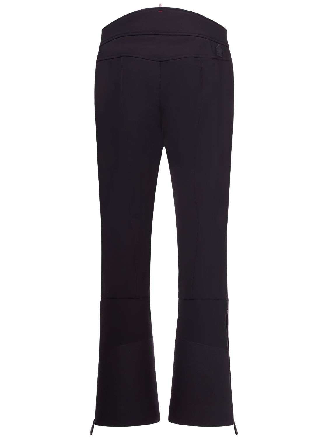 Shop Moncler High Performance Nylon Ski Pants In Black