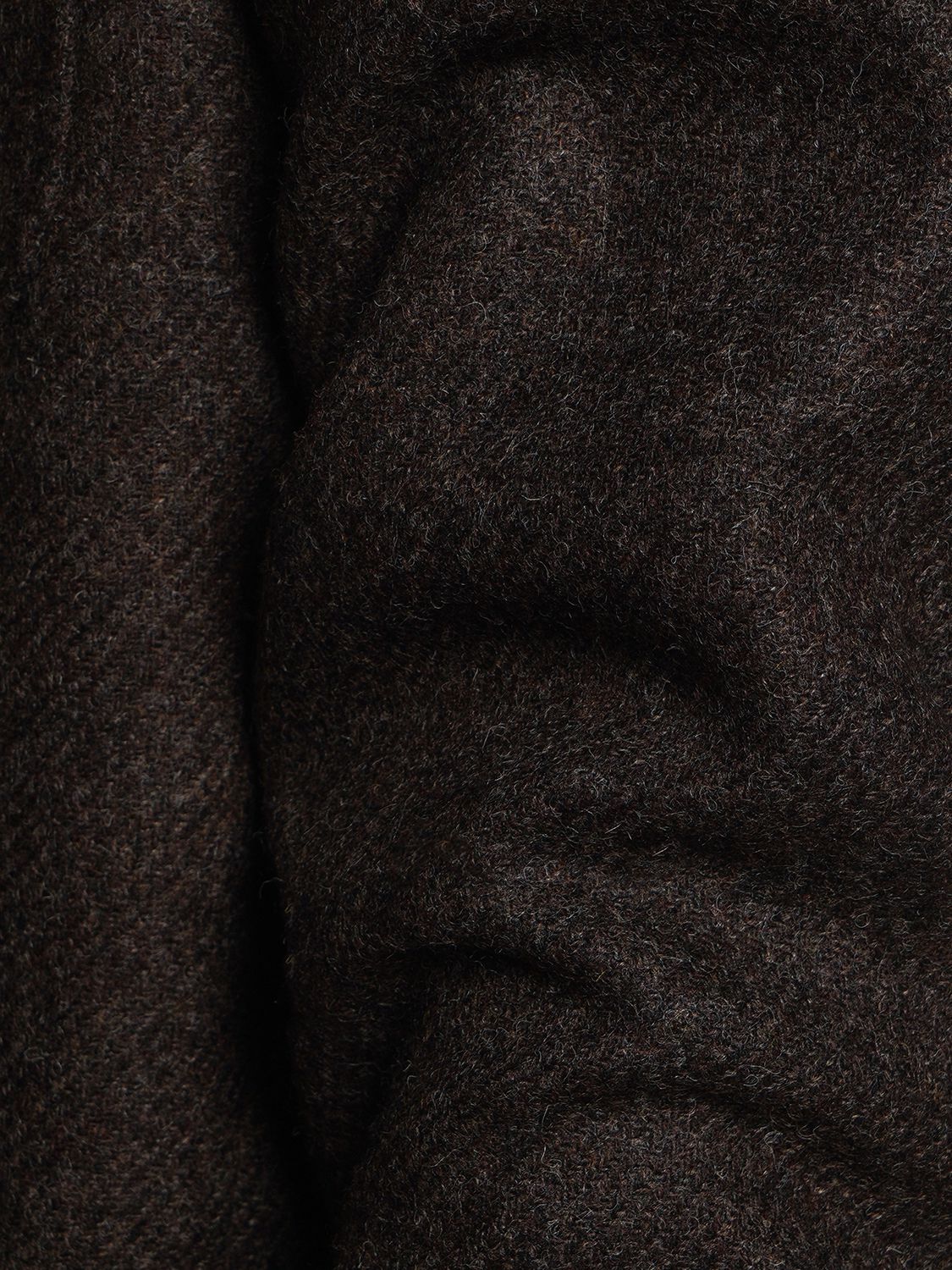 Shop Thom Browne Single Breast Wool Long Coat In Brown