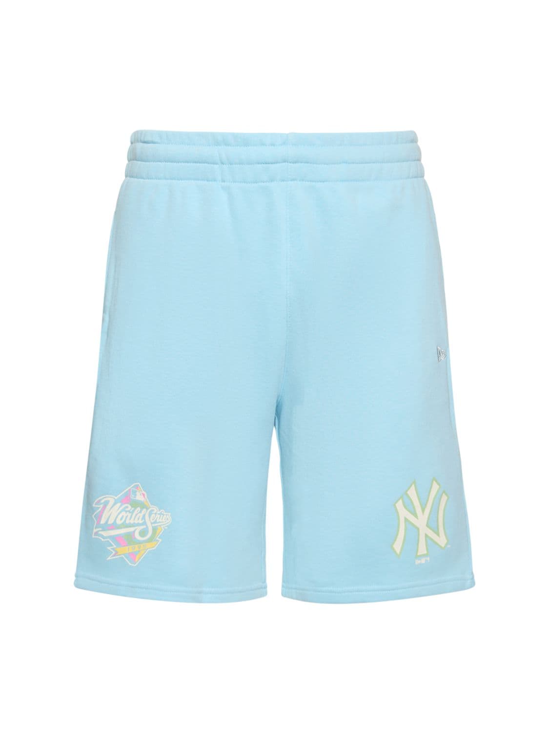 N.y. Yankees Cotton Blend Shorts – MEN > CLOTHING > SHORTS