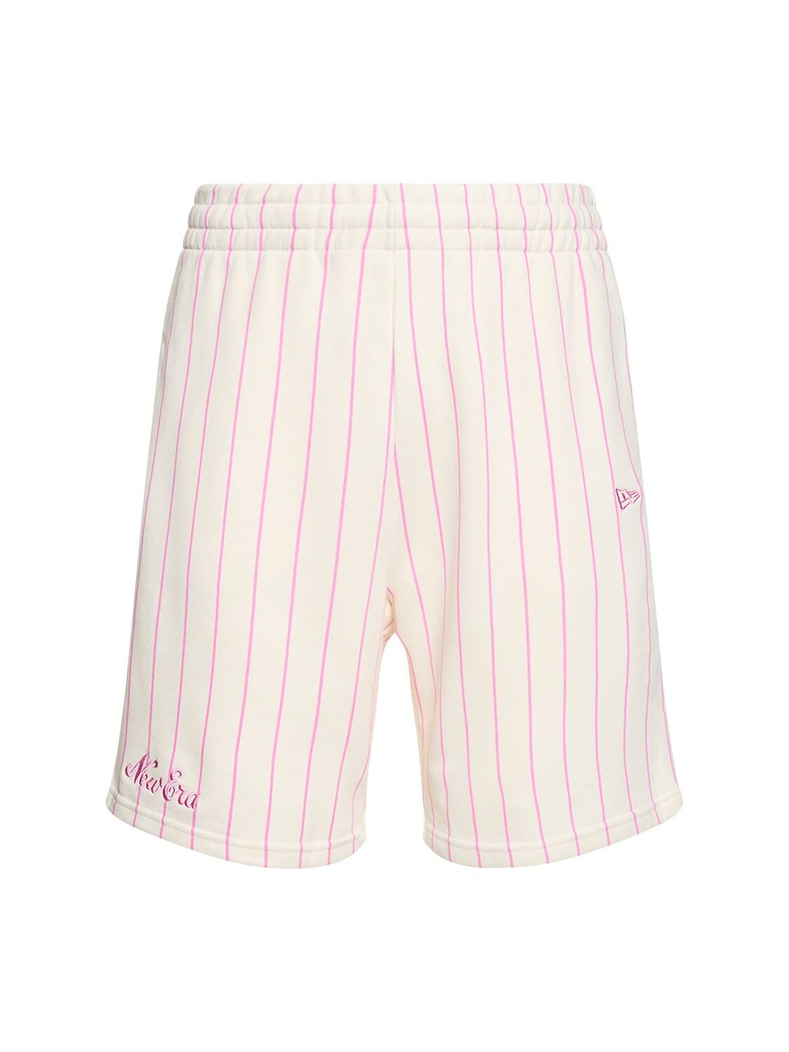 Pinstriped Cotton Blend Shorts – MEN > CLOTHING > SHORTS