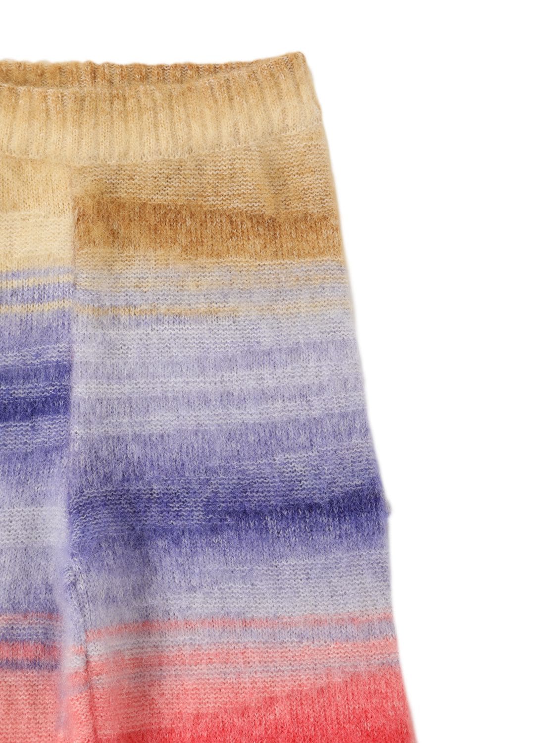Shop Missoni Striped Alpaca & Mohair Knit Pants In Multicolor