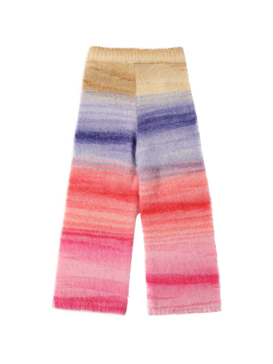 Shop Missoni Striped Alpaca & Mohair Knit Pants In Multicolor
