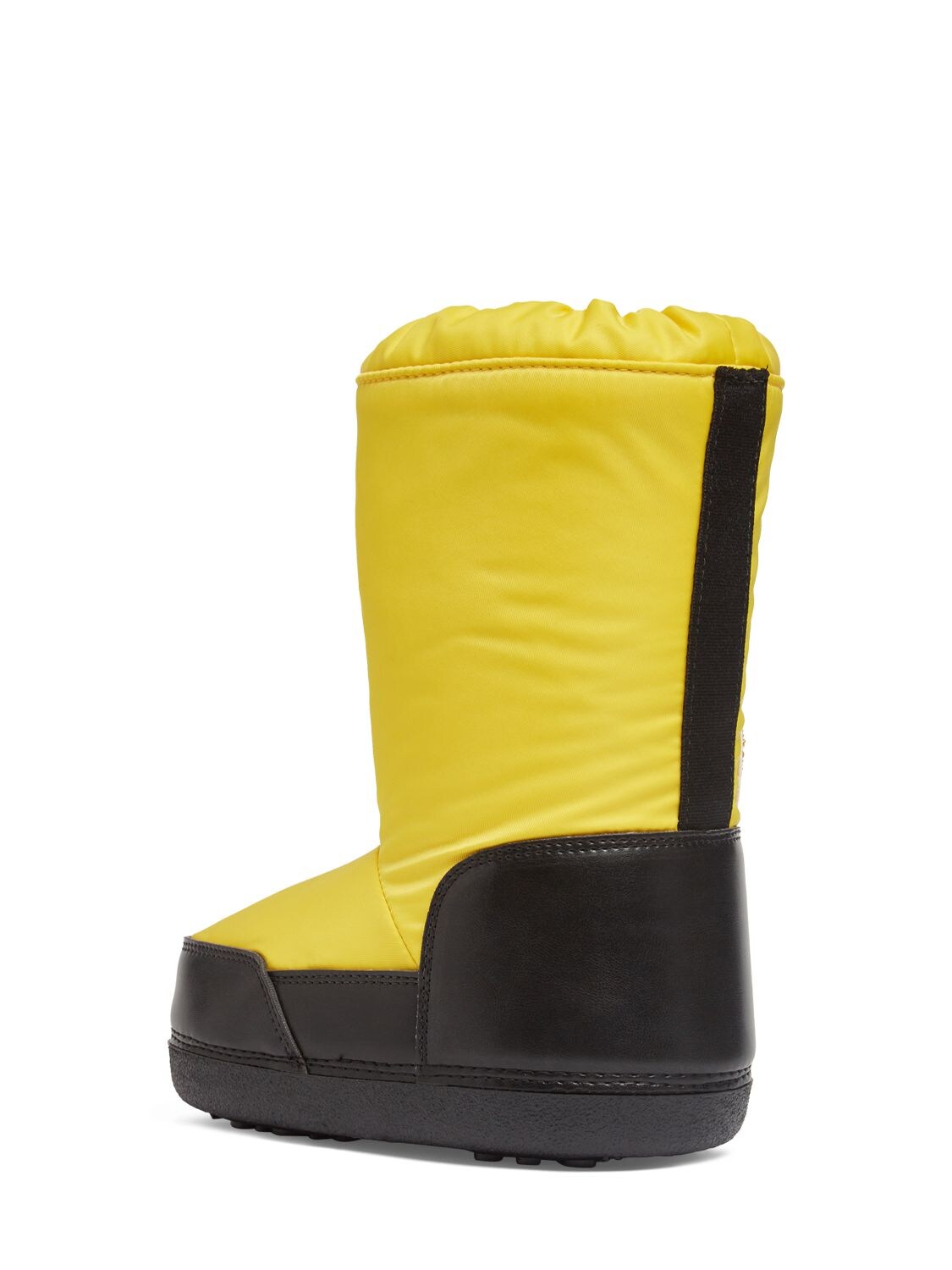 Shop Moschino Snow Boots W/logo In Yellow