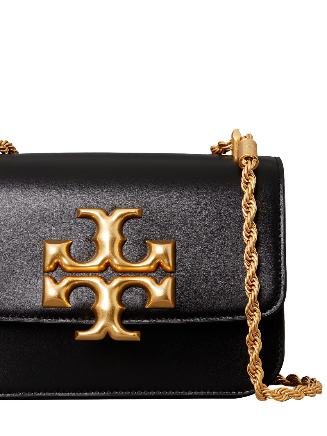 Tory Burch Black Leather Small Convertible Eleanor Shoulder Bag Tory Burch