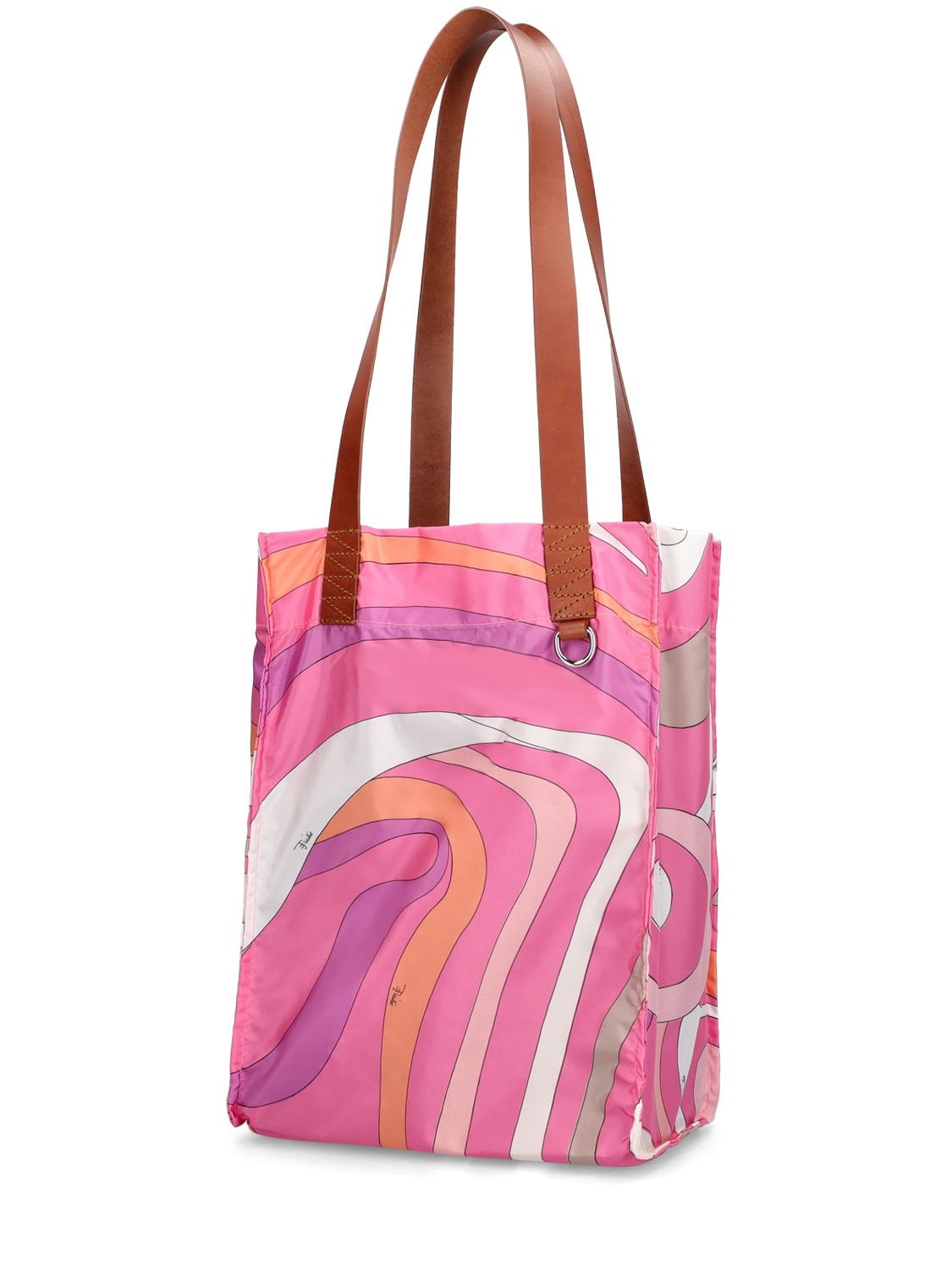 Shop Pucci Medium Nylon Tote Bag In Pink
